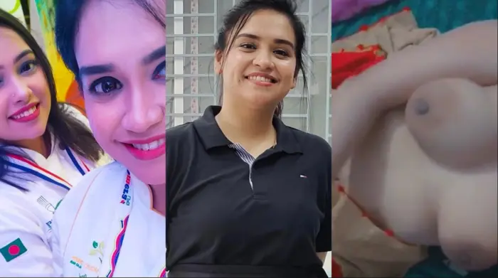 Cute Bangla Chubby GF Showing Busty Boobs