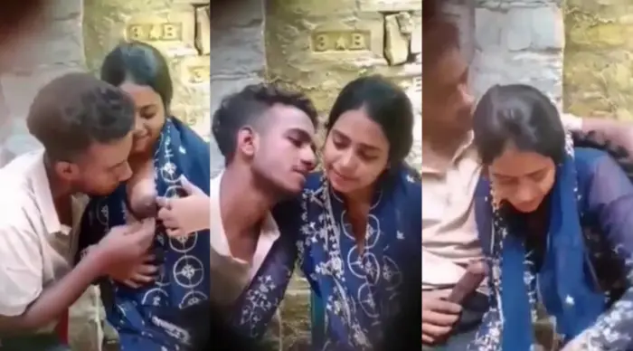 Bengali Cute Lovers Outdoor Boob Sucking & Giving Blowjob